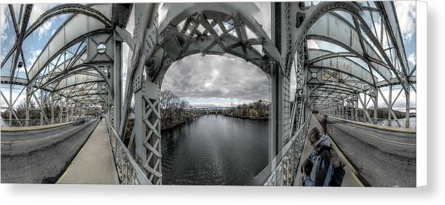 Panorama 3152 Falls Bridge - Canvas Print