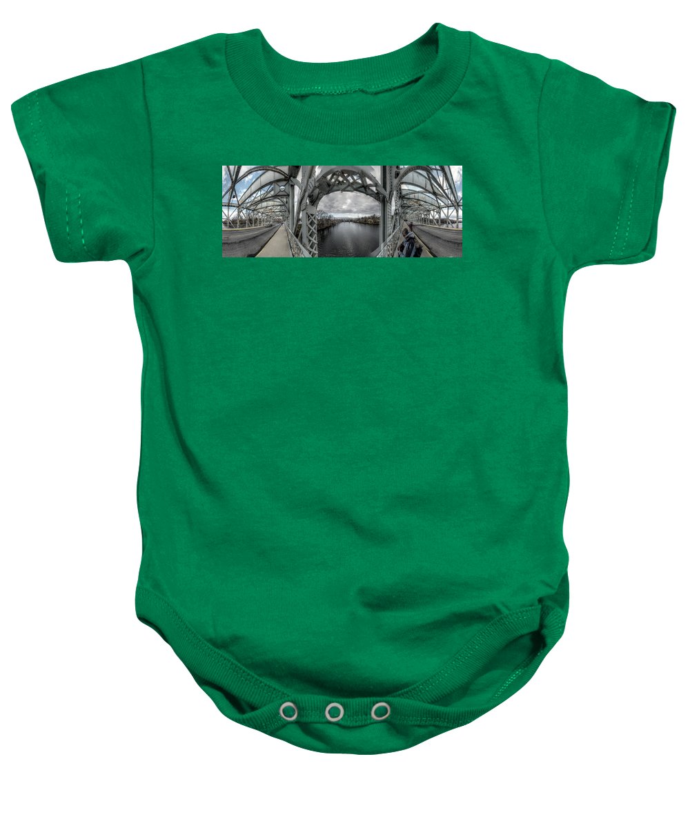 Panorama 3152 Falls Bridge - Baby Onesie