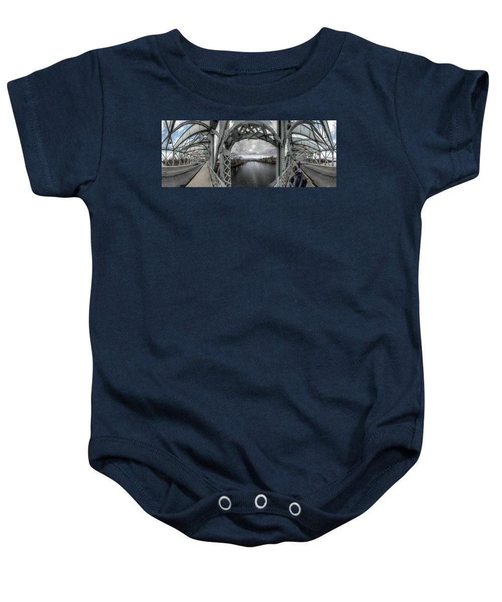 Panorama 3152 Falls Bridge - Baby Onesie