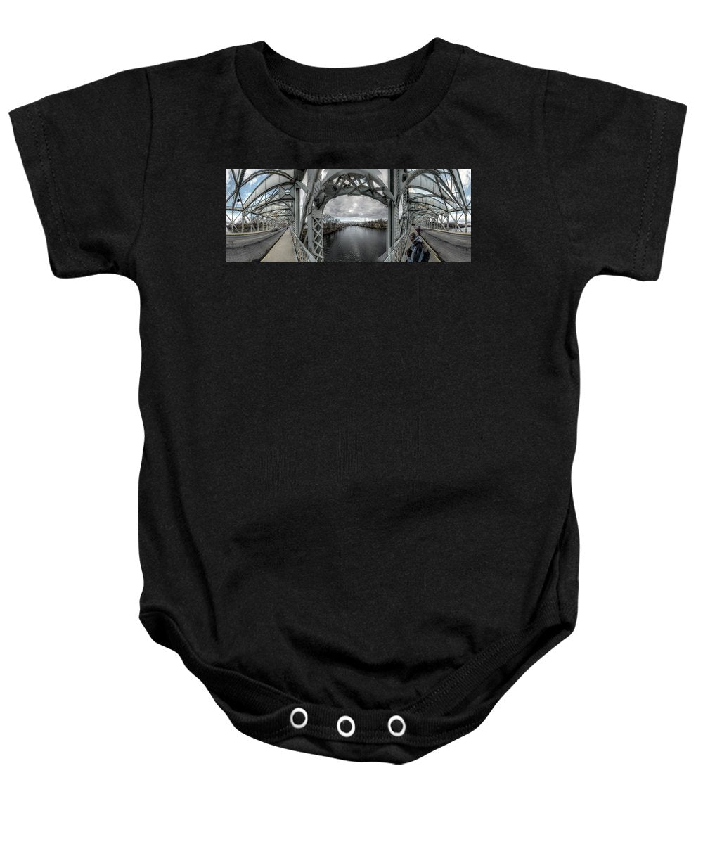 Panorama 3152 Falls Bridge - Baby Onesie