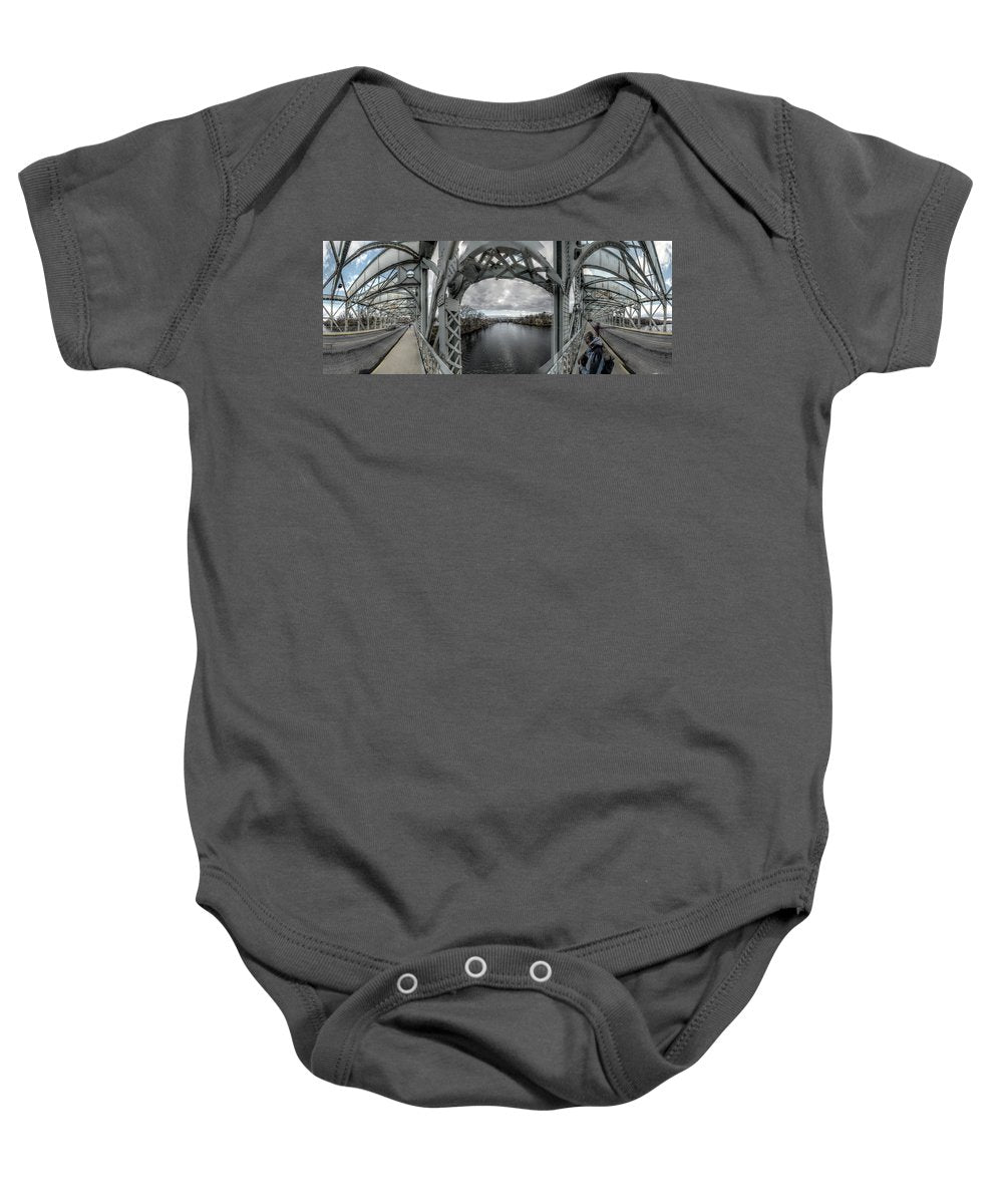Panorama 3152 Falls Bridge - Baby Onesie