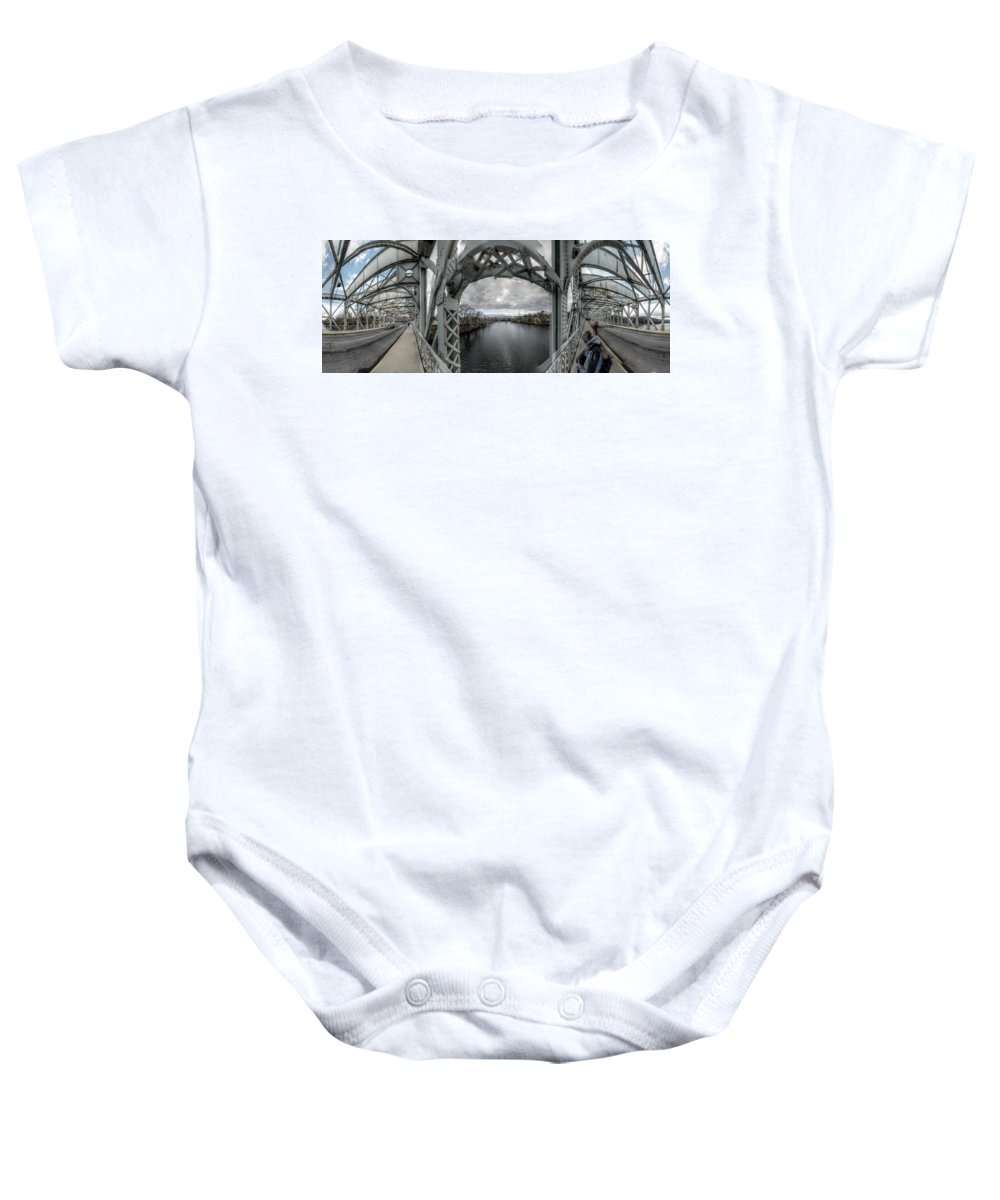 Panorama 3152 Falls Bridge - Baby Onesie