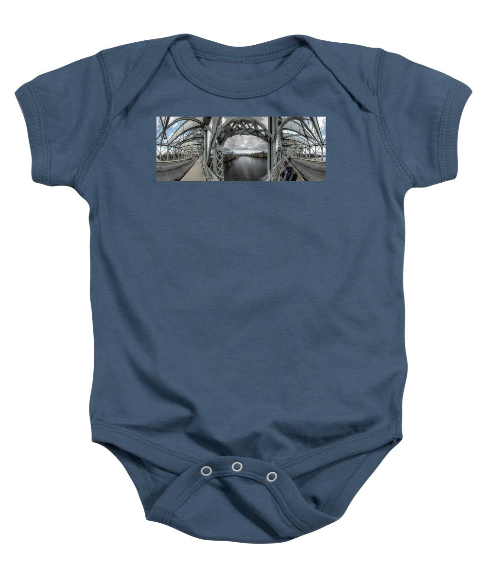 Panorama 3152 Falls Bridge - Baby Onesie