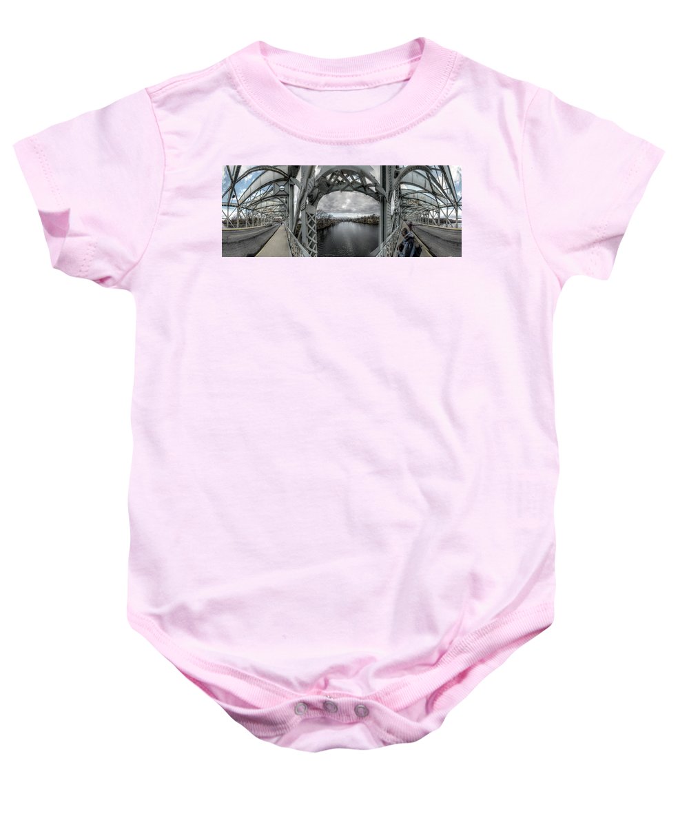 Panorama 3152 Falls Bridge - Baby Onesie