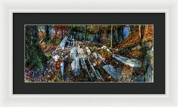 Panorama 3170 Morris Arboretum of the University of Pennsylvania - Framed Print