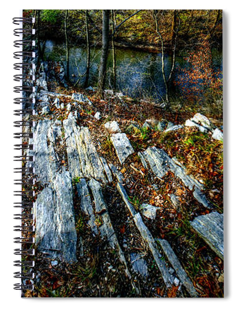 Panorama 3170 Morris Arboretum of the University of Pennsylvania - Spiral Notebook