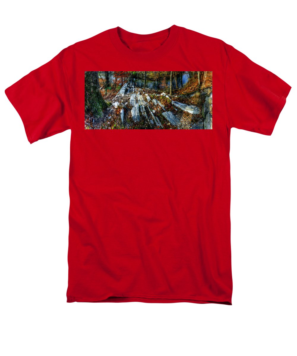 Panorama 3170 Morris Arboretum of the University of Pennsylvania - Men's T-Shirt (Regular Fit)