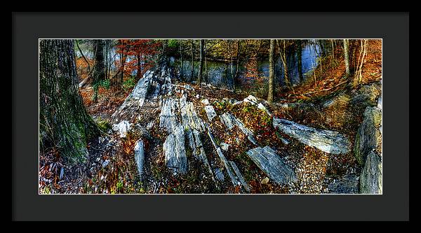 Panorama 3170 Morris Arboretum of the University of Pennsylvania - Framed Print