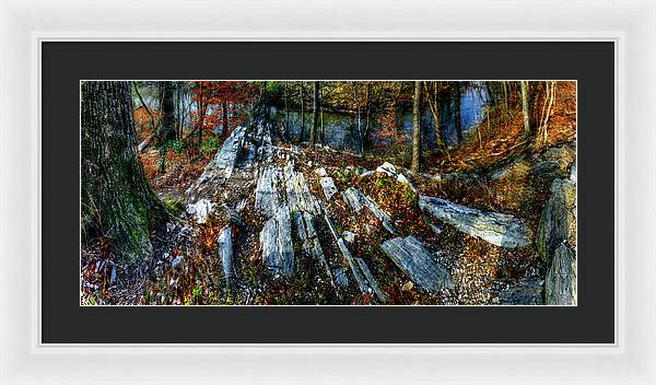 Panorama 3170 Morris Arboretum of the University of Pennsylvania - Framed Print