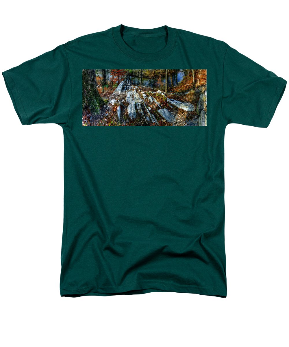 Panorama 3170 Morris Arboretum of the University of Pennsylvania - Men's T-Shirt (Regular Fit)