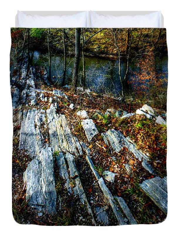 Panorama 3170 Morris Arboretum of the University of Pennsylvania - Duvet Cover