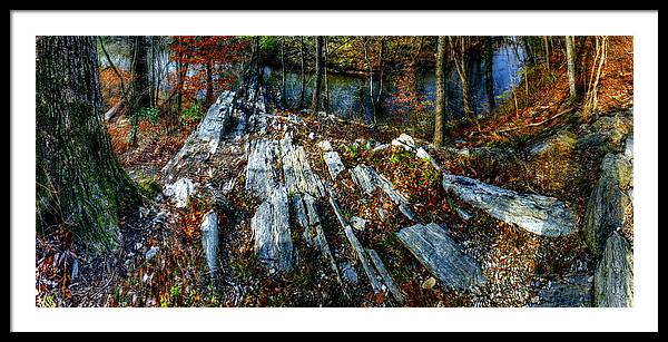 Panorama 3170 Morris Arboretum of the University of Pennsylvania - Framed Print