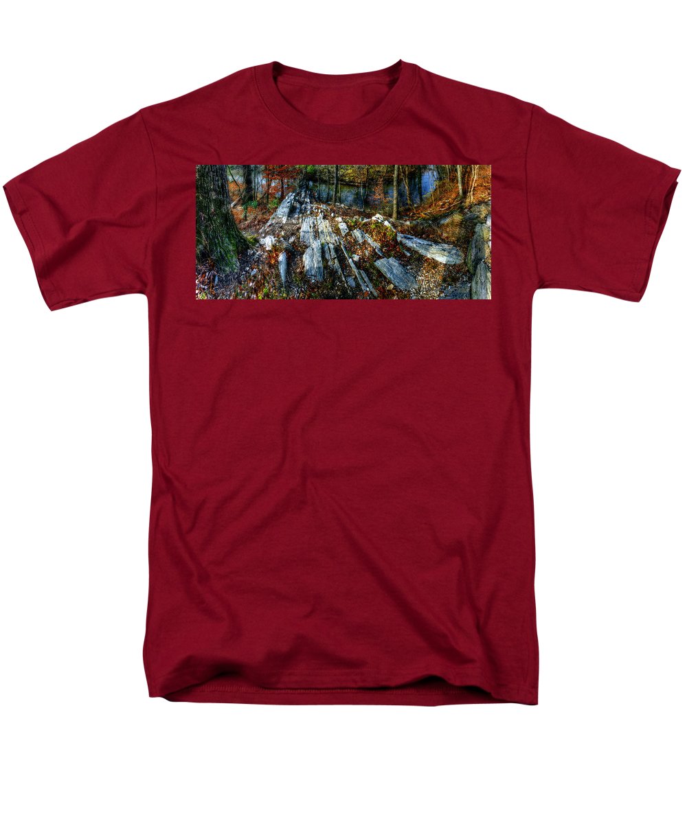 Panorama 3170 Morris Arboretum of the University of Pennsylvania - Men's T-Shirt (Regular Fit)