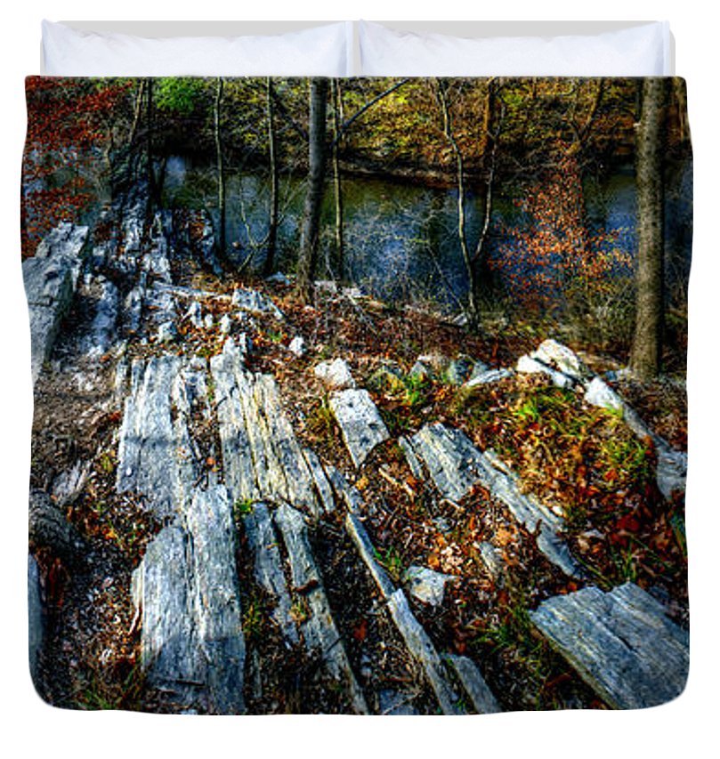 Panorama 3170 Morris Arboretum of the University of Pennsylvania - Duvet Cover