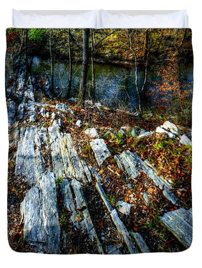 Panorama 3170 Morris Arboretum of the University of Pennsylvania - Duvet Cover
