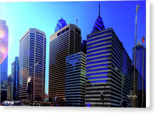 Panorama 3186 15th St and John F. Kennedy Blvd - Canvas Print