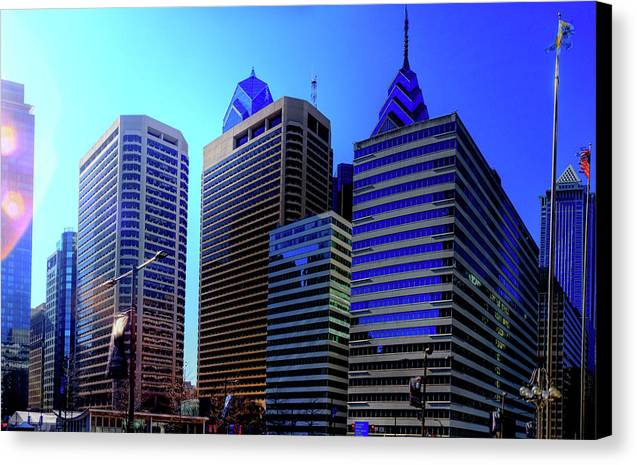 Panorama 3186 15th St and John F. Kennedy Blvd - Canvas Print