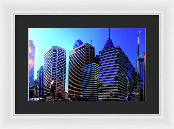 Panorama 3186 15th St and John F. Kennedy Blvd - Framed Print