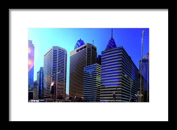 Panorama 3186 15th St and John F. Kennedy Blvd - Framed Print