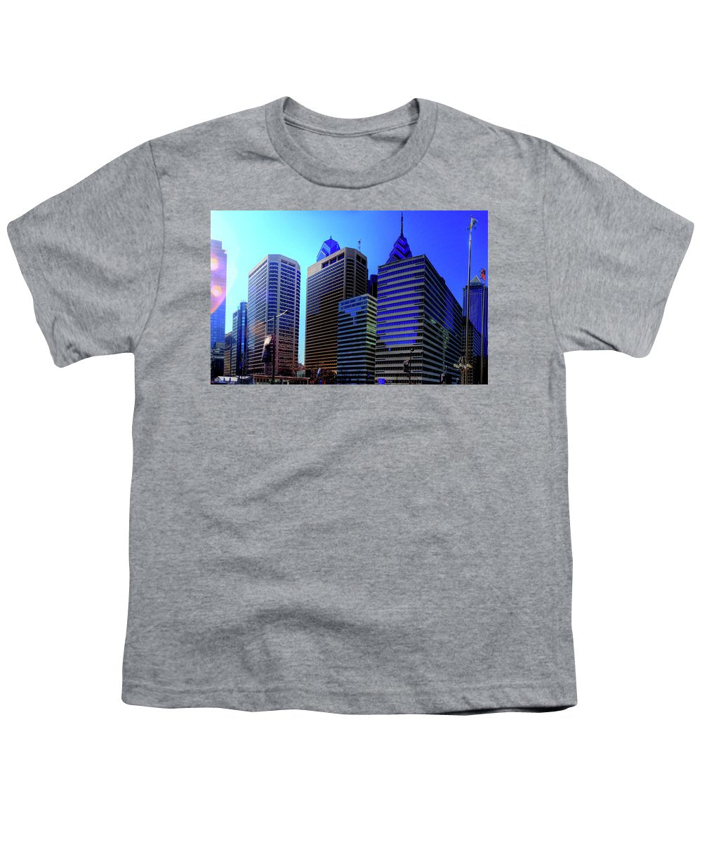 Panorama 3186 15th St and John F. Kennedy Blvd - Youth T-Shirt