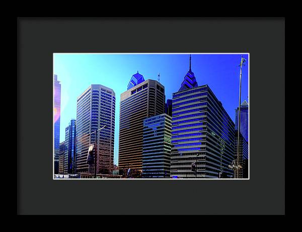 Panorama 3186 15th St and John F. Kennedy Blvd - Framed Print