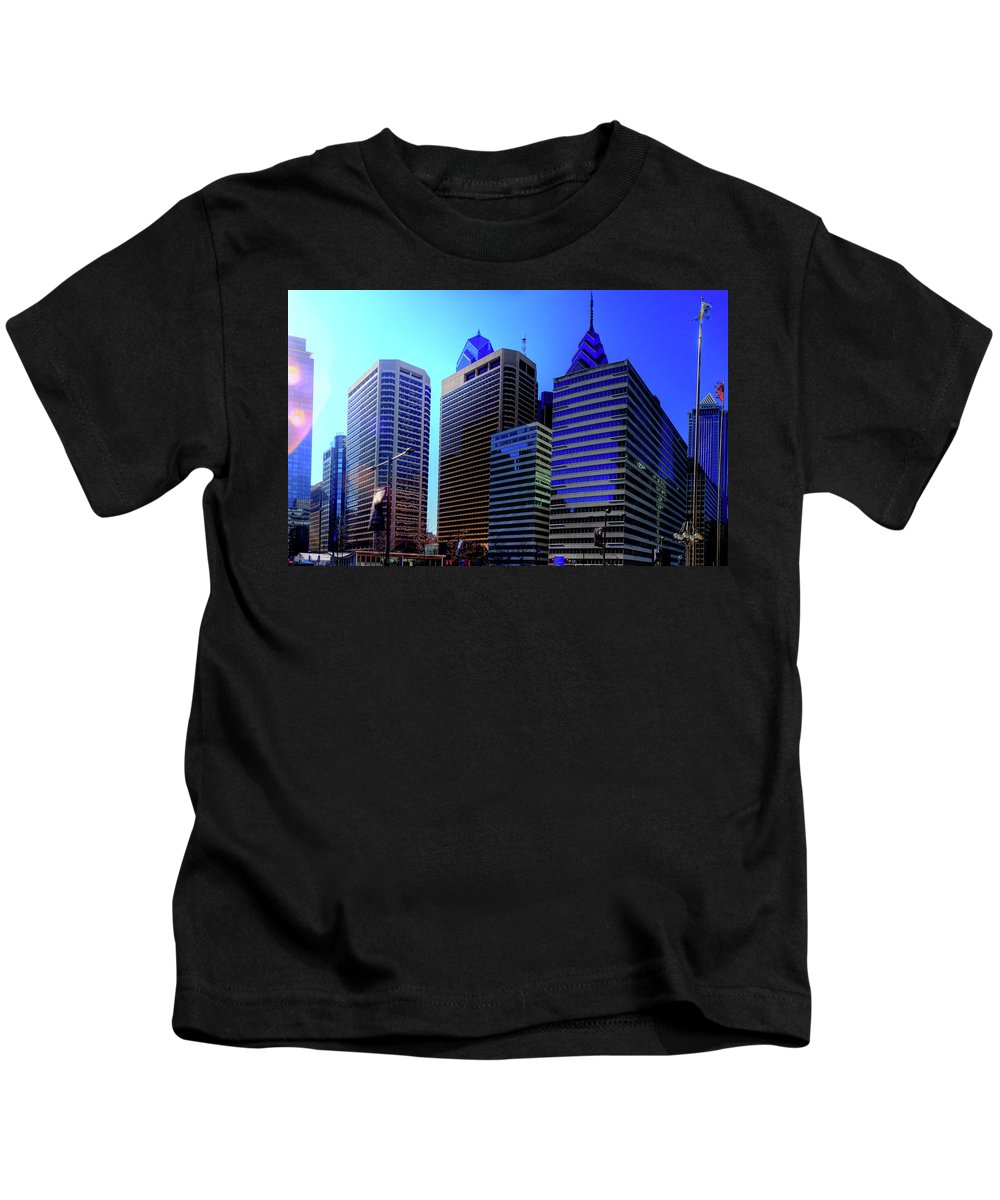 Panorama 3186 15th St and John F. Kennedy Blvd - Kids T-Shirt