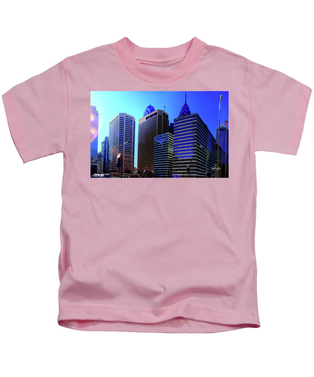 Panorama 3186 15th St and John F. Kennedy Blvd - Kids T-Shirt