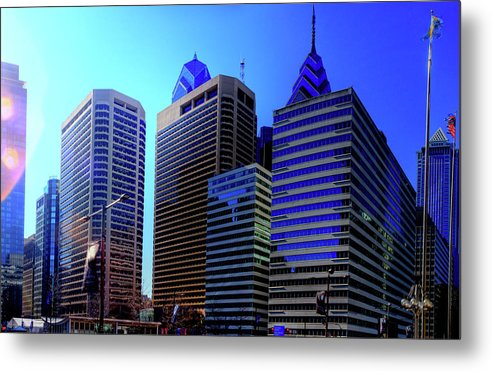 Panorama 3186 15th St and John F. Kennedy Blvd - Metal Print