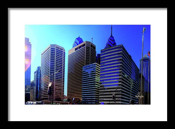 Panorama 3186 15th St and John F. Kennedy Blvd - Framed Print
