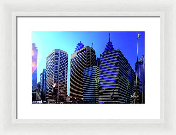 Panorama 3186 15th St and John F. Kennedy Blvd - Framed Print