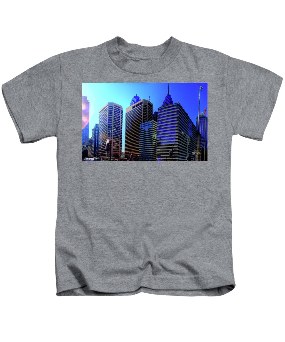 Panorama 3186 15th St and John F. Kennedy Blvd - Kids T-Shirt