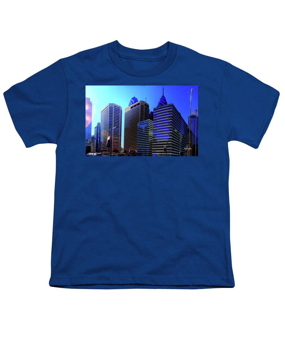 Panorama 3186 15th St and John F. Kennedy Blvd - Youth T-Shirt
