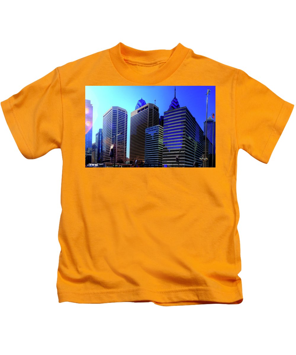 Panorama 3186 15th St and John F. Kennedy Blvd - Kids T-Shirt