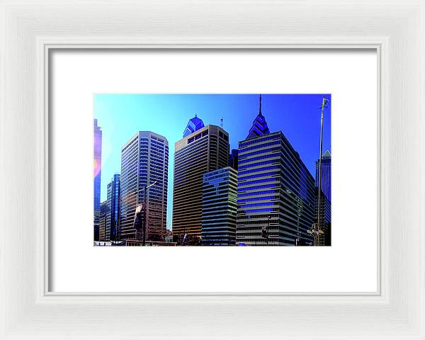 Panorama 3186 15th St and John F. Kennedy Blvd - Framed Print
