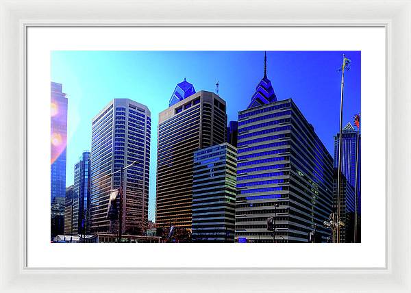 Panorama 3186 15th St and John F. Kennedy Blvd - Framed Print