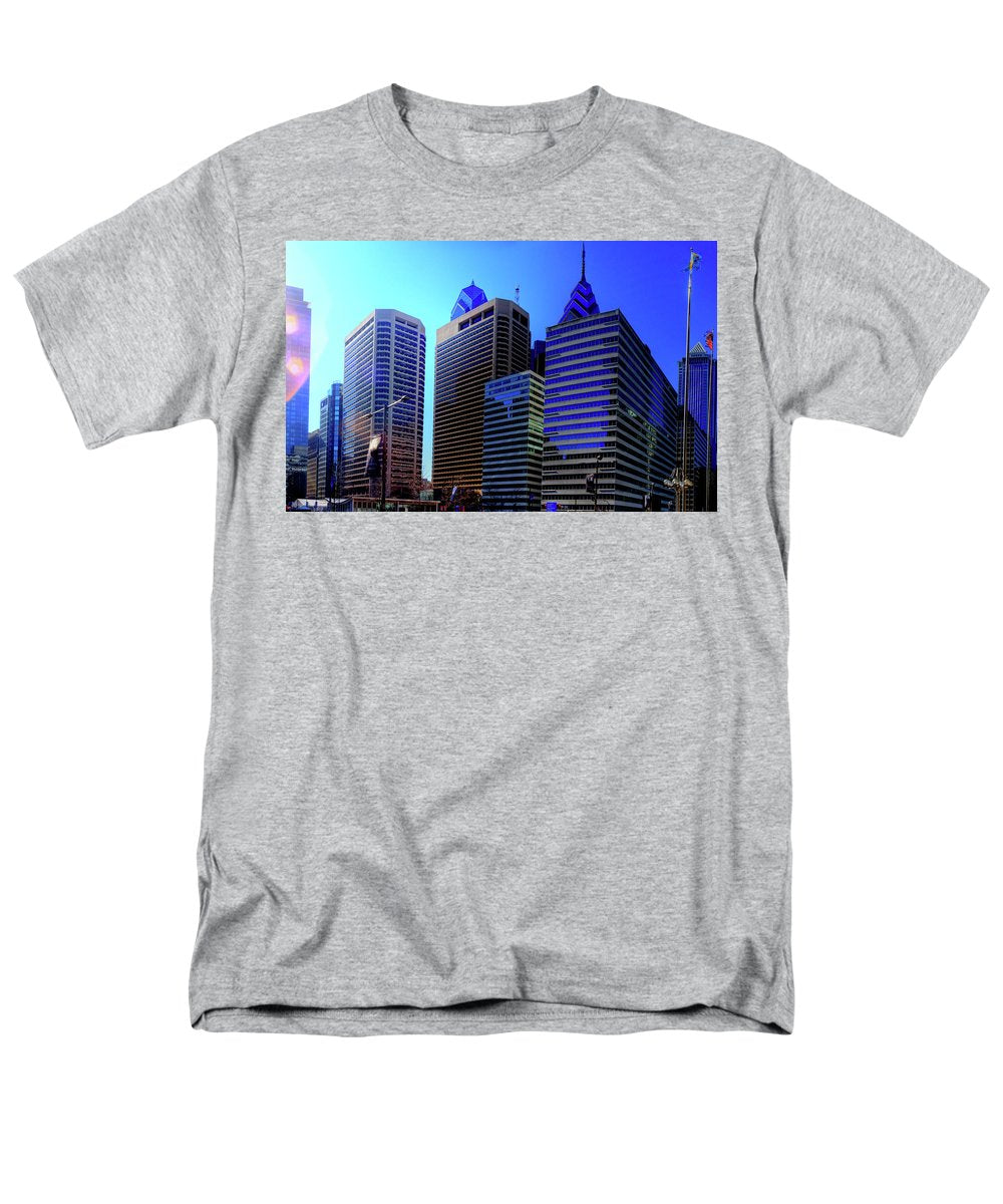 Panorama 3186 15th St and John F. Kennedy Blvd - Men's T-Shirt (Regular Fit)