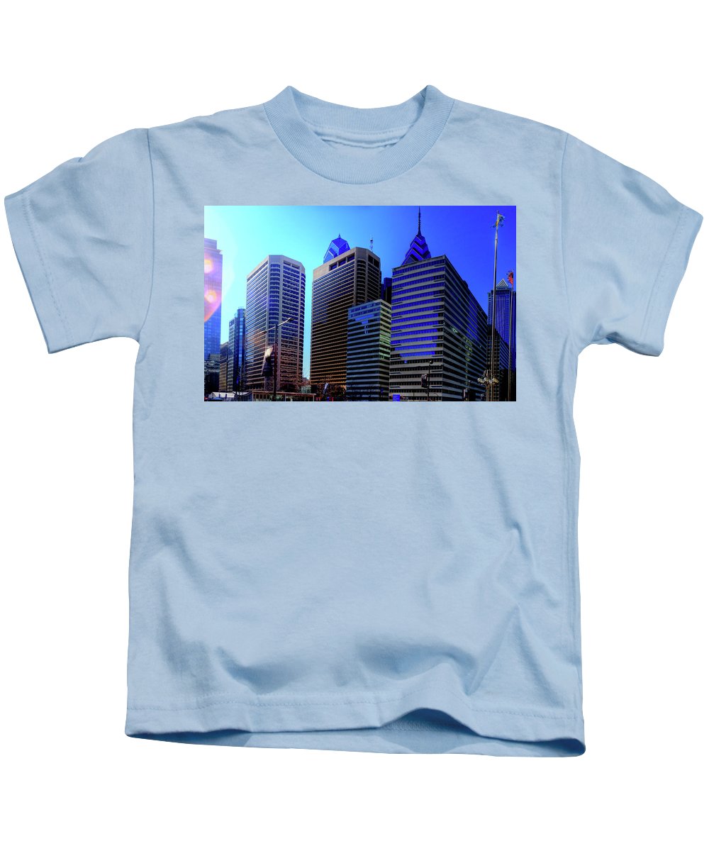 Panorama 3186 15th St and John F. Kennedy Blvd - Kids T-Shirt