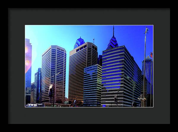 Panorama 3186 15th St and John F. Kennedy Blvd - Framed Print