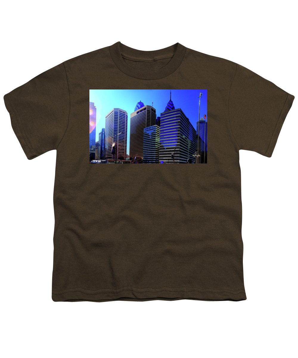 Panorama 3186 15th St and John F. Kennedy Blvd - Youth T-Shirt