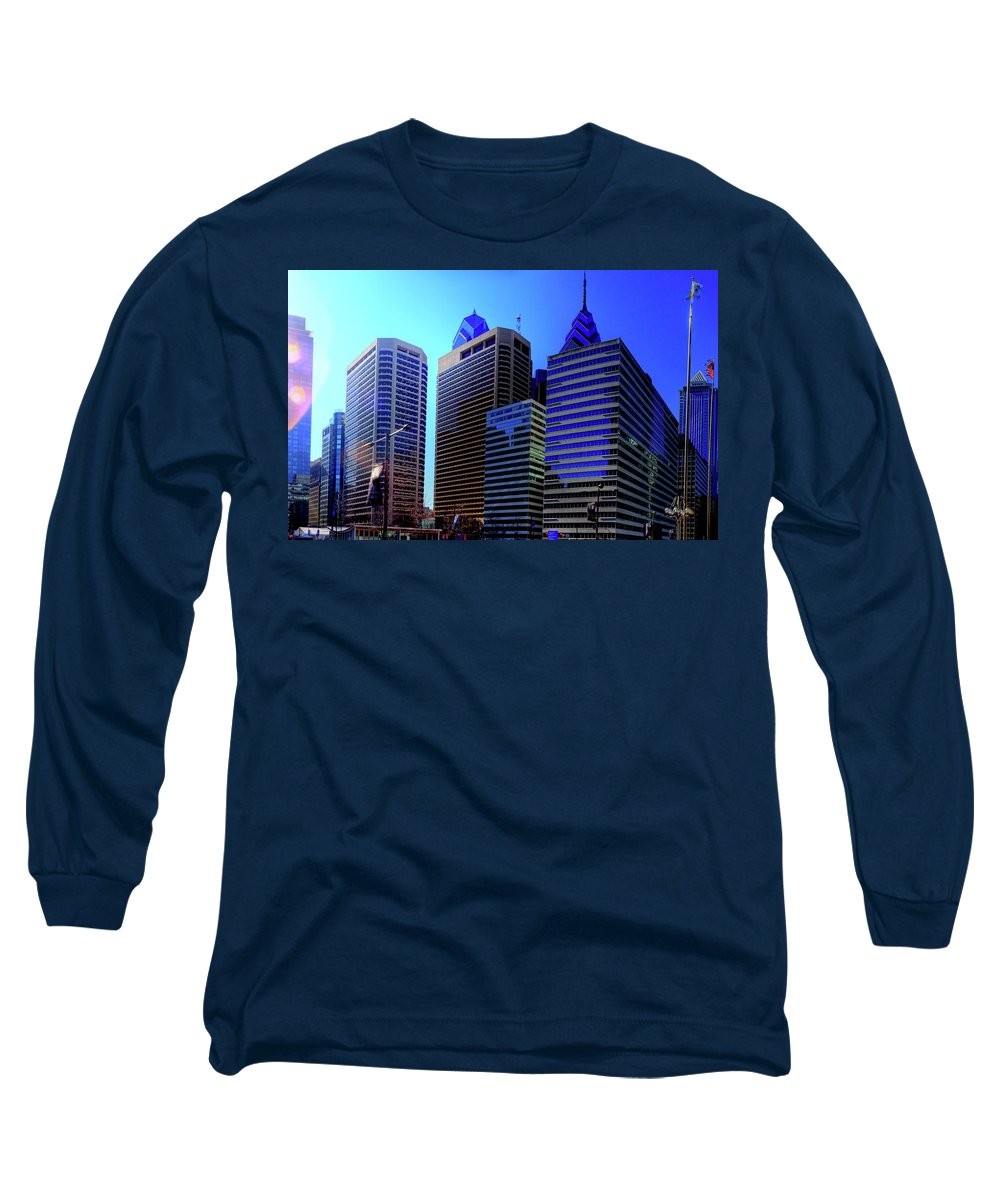 Panorama 3186 15th St and John F. Kennedy Blvd - Long Sleeve T-Shirt