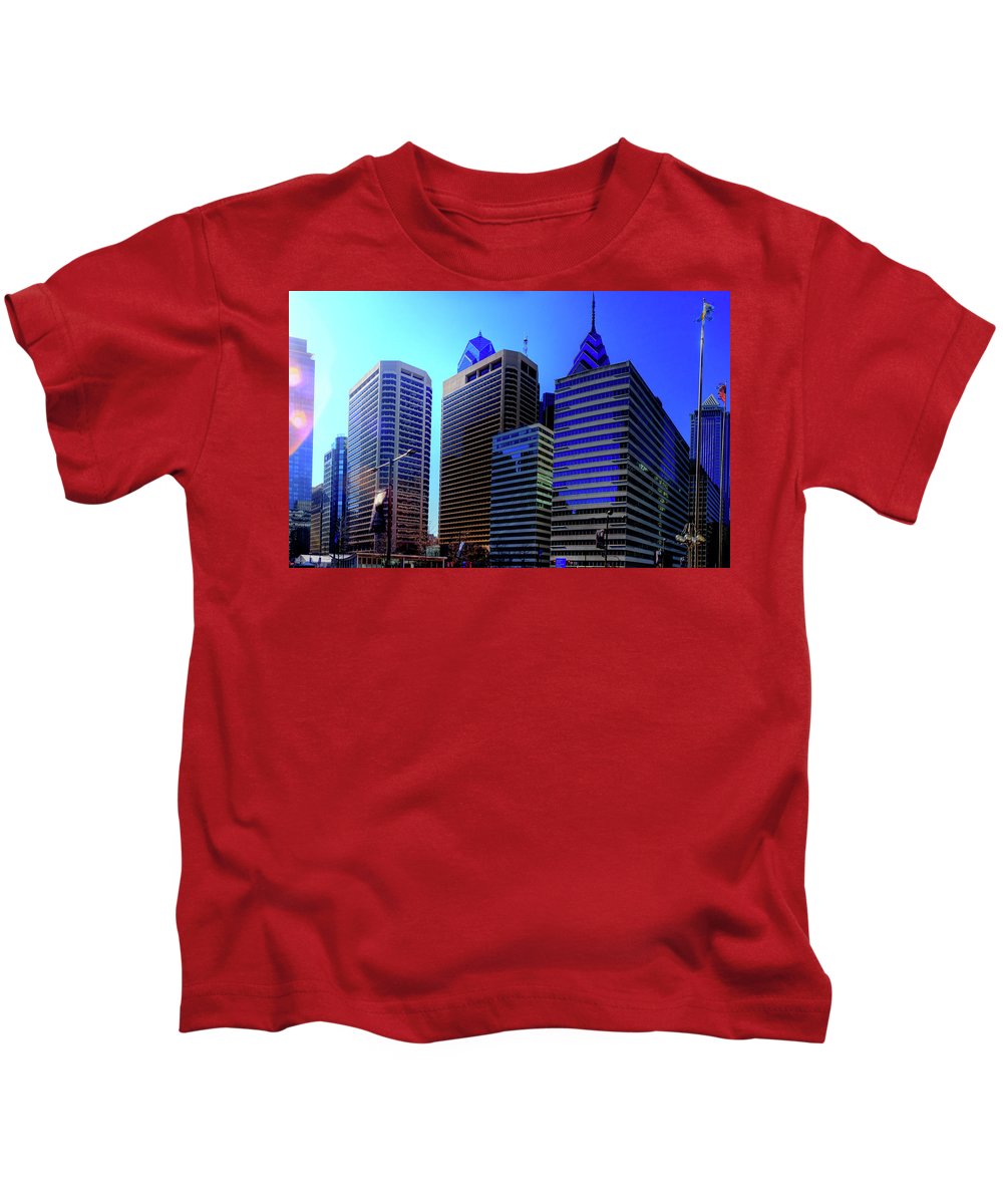 Panorama 3186 15th St and John F. Kennedy Blvd - Kids T-Shirt
