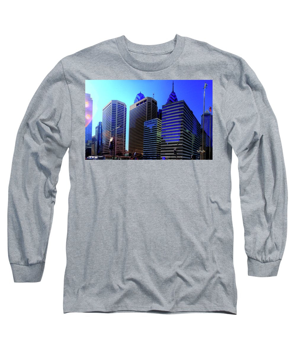 Panorama 3186 15th St and John F. Kennedy Blvd - Long Sleeve T-Shirt