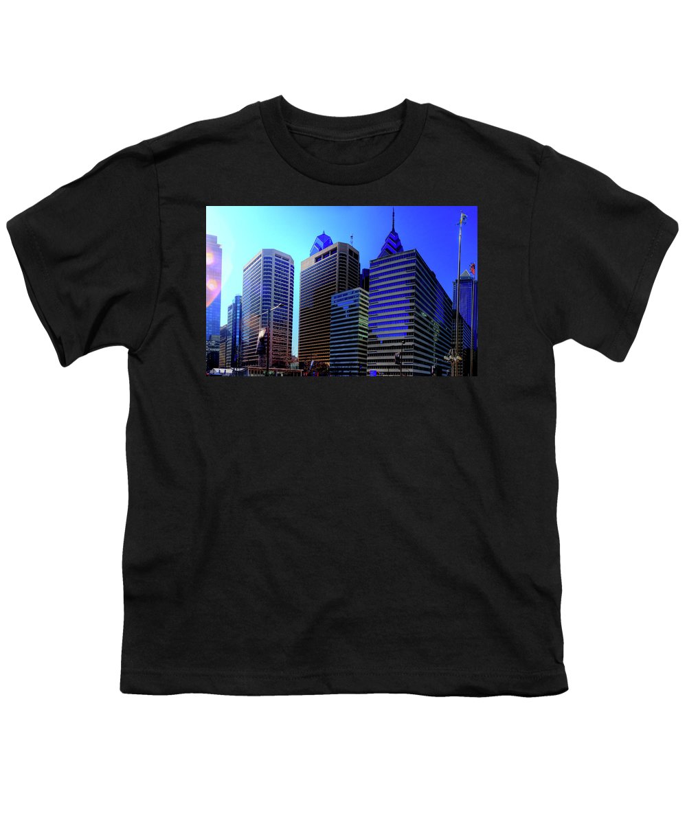 Panorama 3186 15th St and John F. Kennedy Blvd - Youth T-Shirt