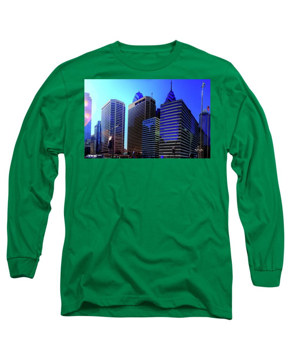 Panorama 3186 15th St and John F. Kennedy Blvd - Long Sleeve T-Shirt