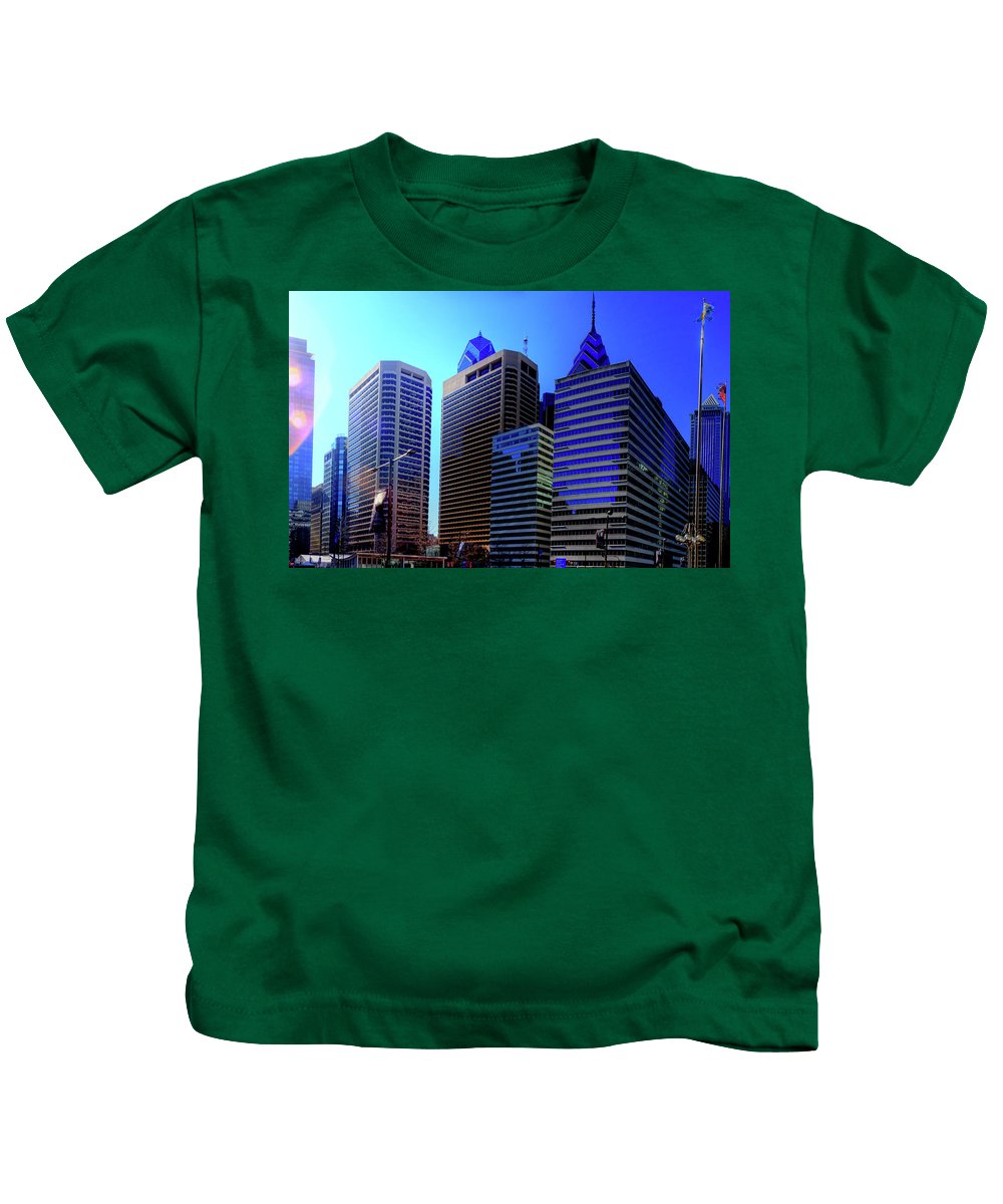 Panorama 3186 15th St and John F. Kennedy Blvd - Kids T-Shirt
