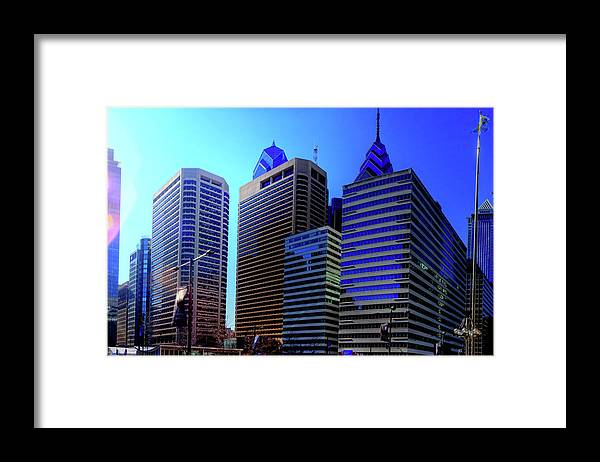 Panorama 3186 15th St and John F. Kennedy Blvd - Framed Print