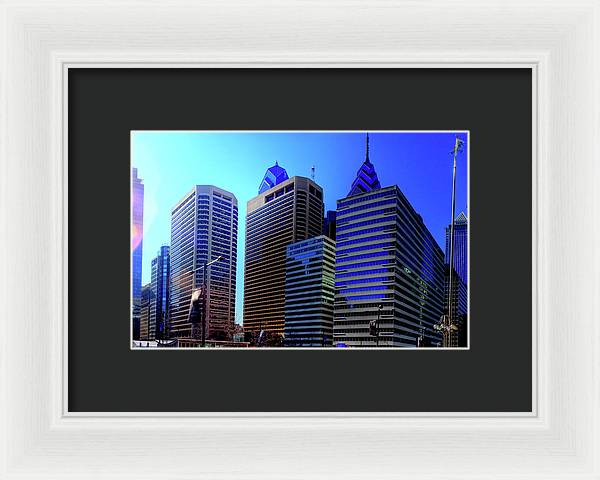Panorama 3186 15th St and John F. Kennedy Blvd - Framed Print