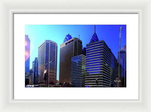 Panorama 3186 15th St and John F. Kennedy Blvd - Framed Print