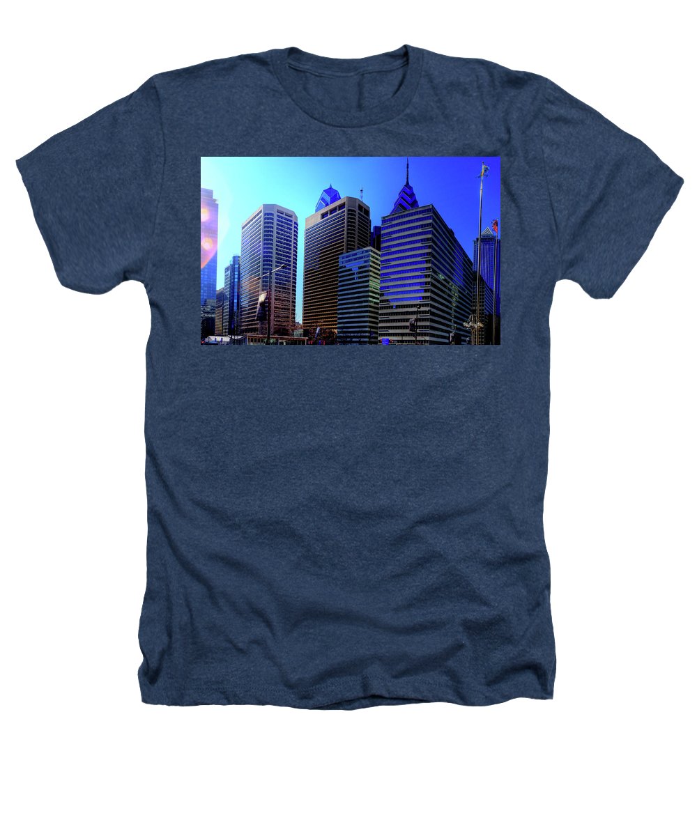Panorama 3186 15th St and John F. Kennedy Blvd - Heathers T-Shirt