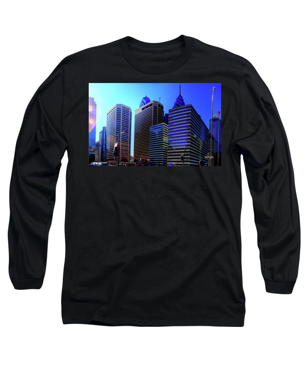 Panorama 3186 15th St and John F. Kennedy Blvd - Long Sleeve T-Shirt